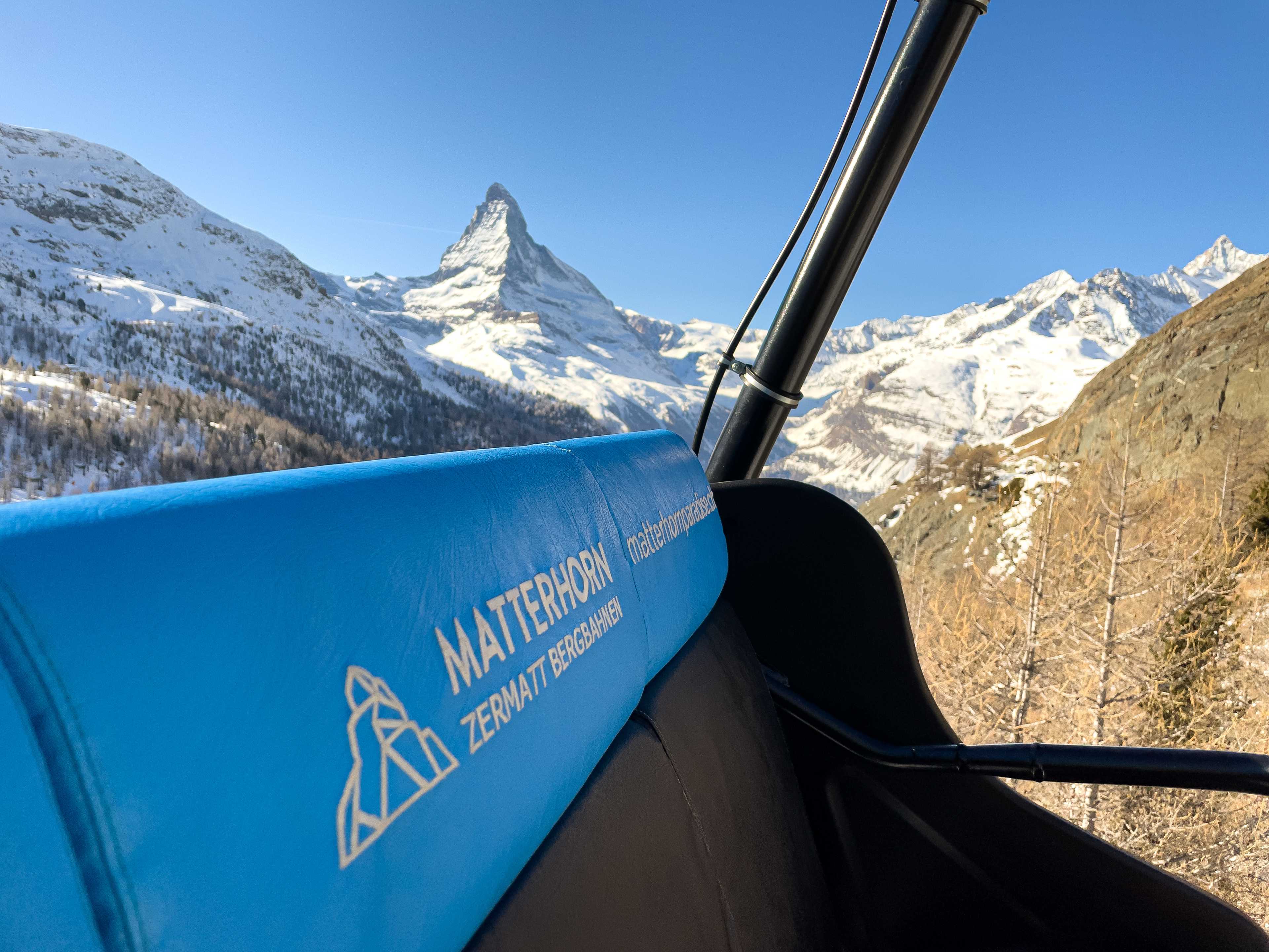 Gant-Blauherd branded chairs, Zermatt