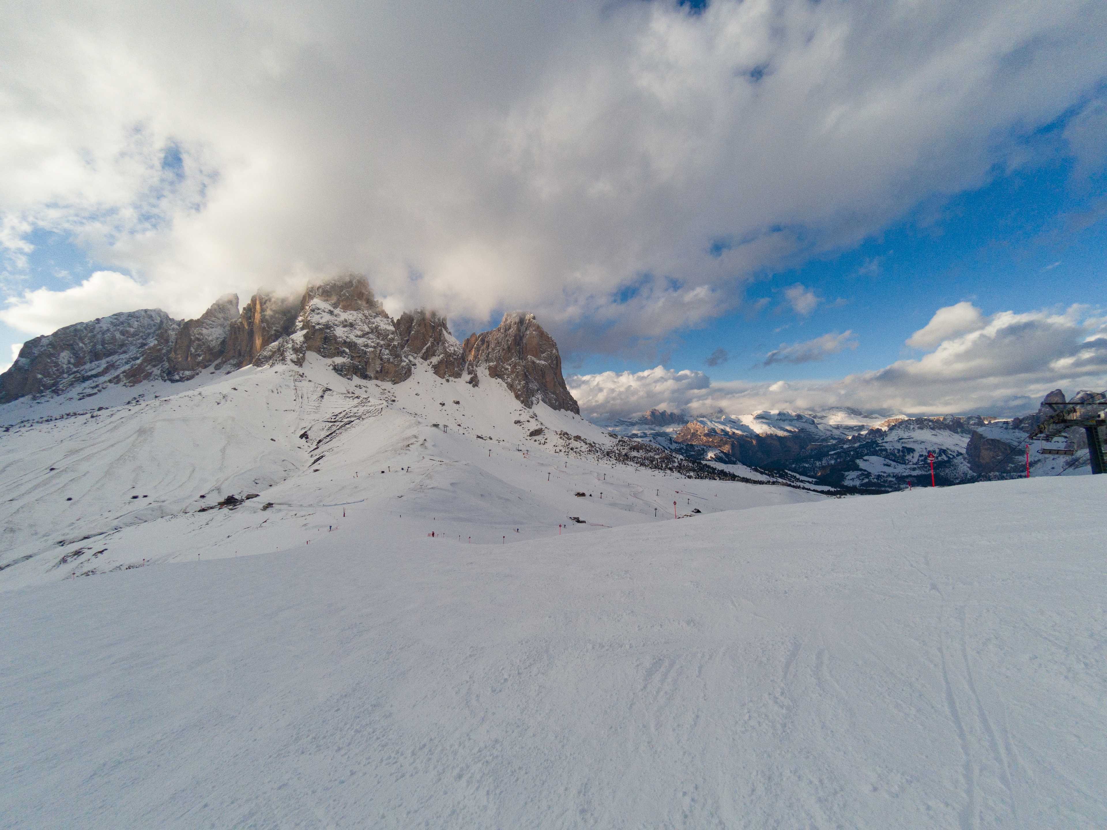 The view from Col Rodella (2485 m a.s.l.), Val di Fassa