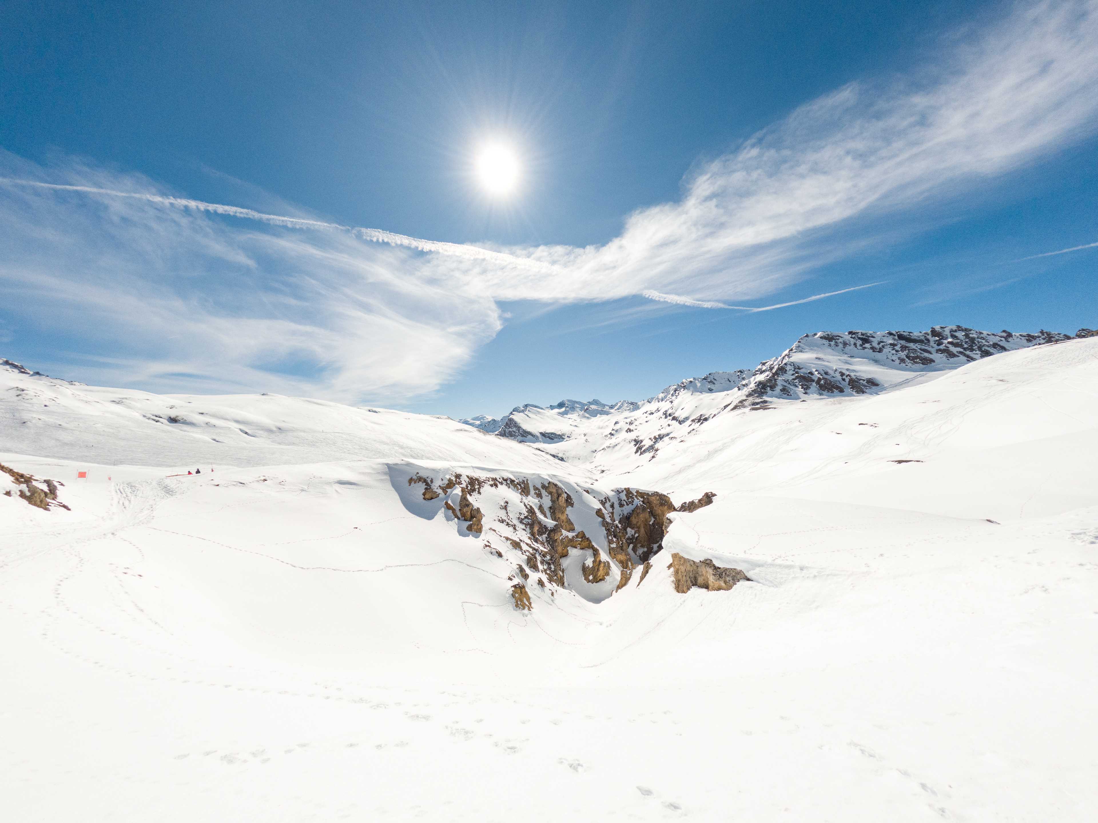 Obszary freeride obok wyciągu Cascade, Val d’Isère