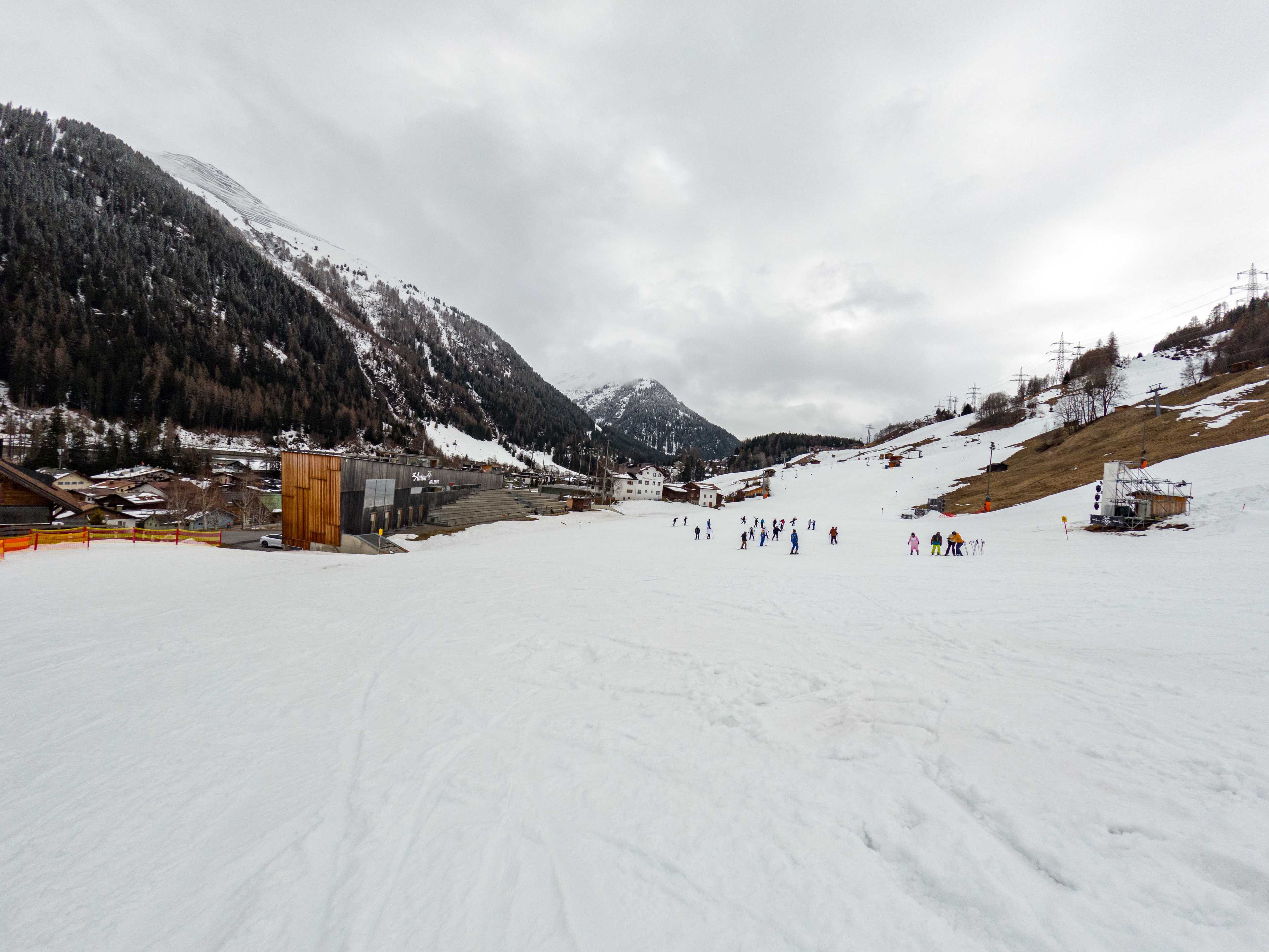 Teren mistrzostw narciarskich w St. Anton