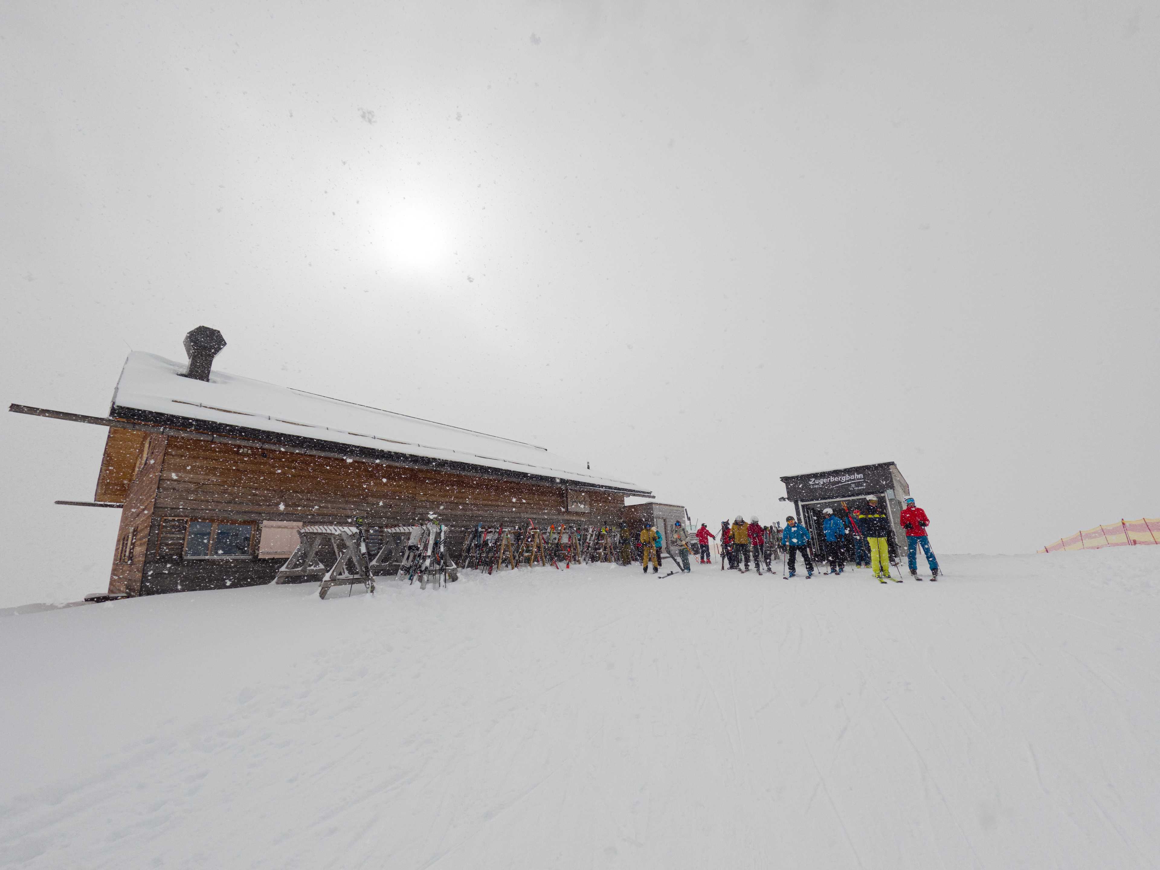 Górna stacja gondoli Zugerbergbahn (2105 m n.p.m.), Lech - Zürs