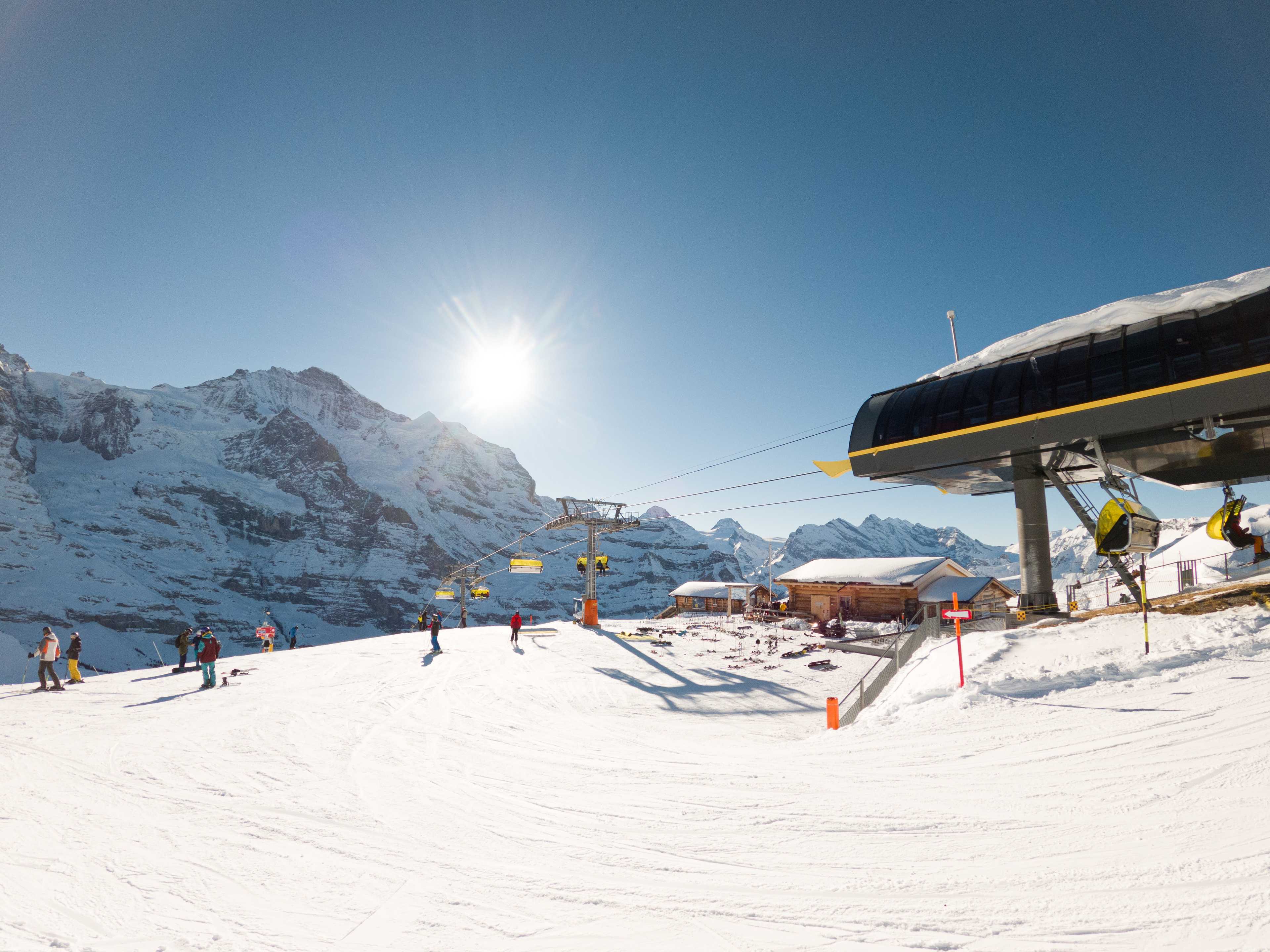 Wixi sixpack chairlift, Grindelwald, Jungfrau
