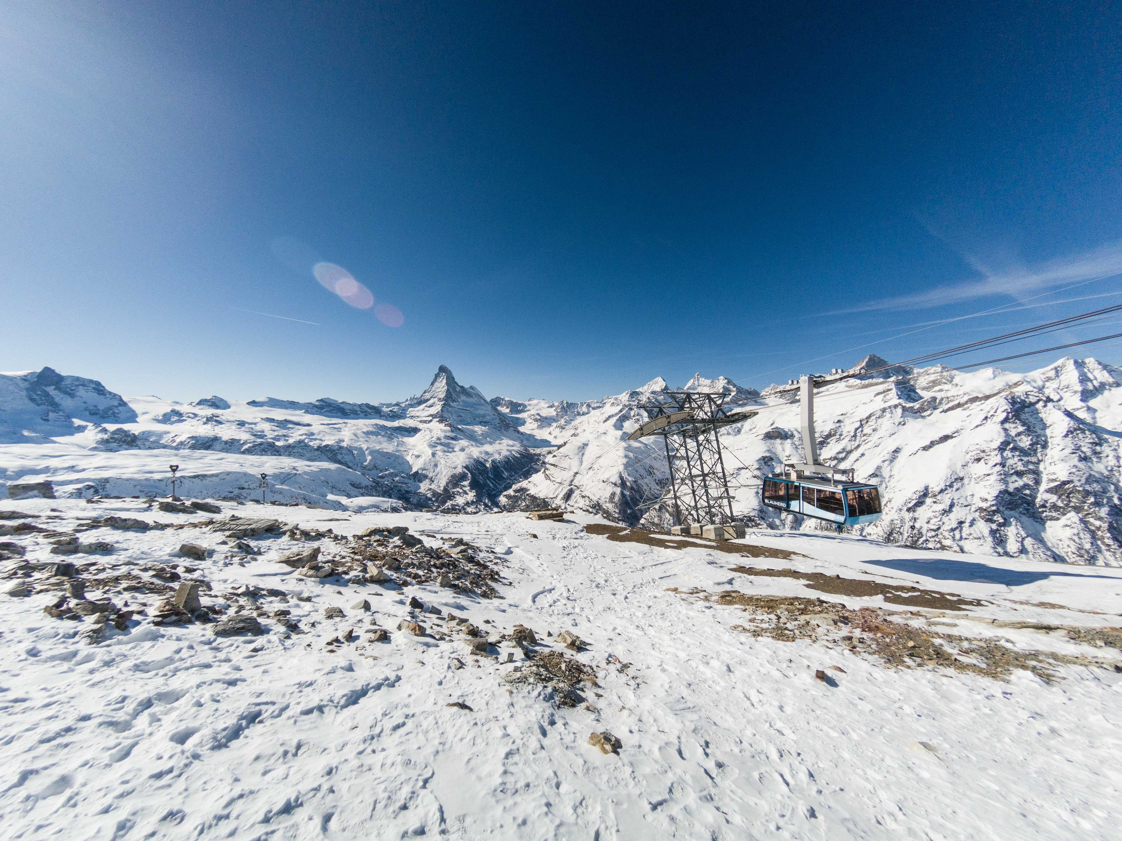 Blauherd-Rothorn aerial tramway, Zermatt