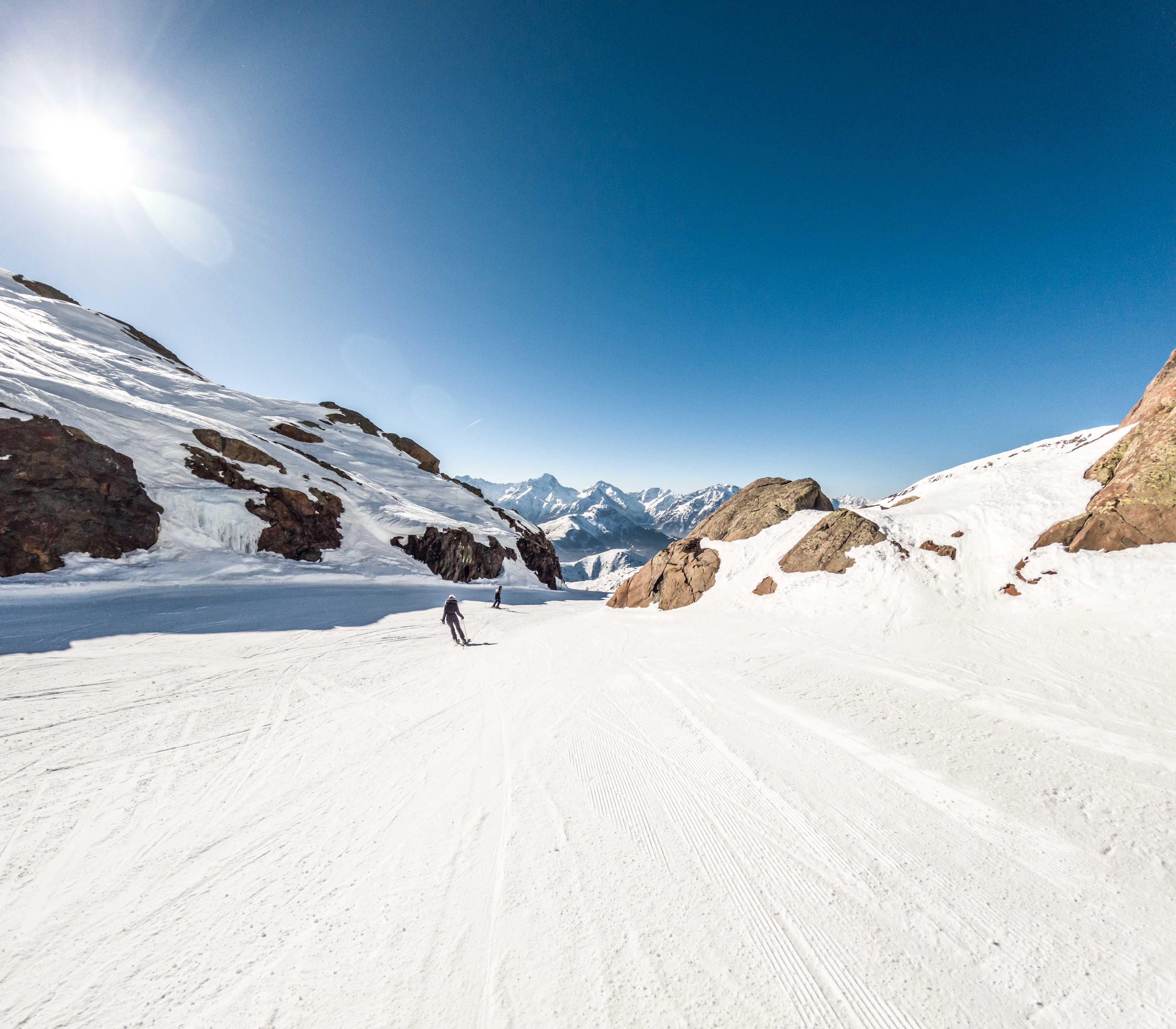 Europe's longest black slope: Sarenne, Alpe d'Huez