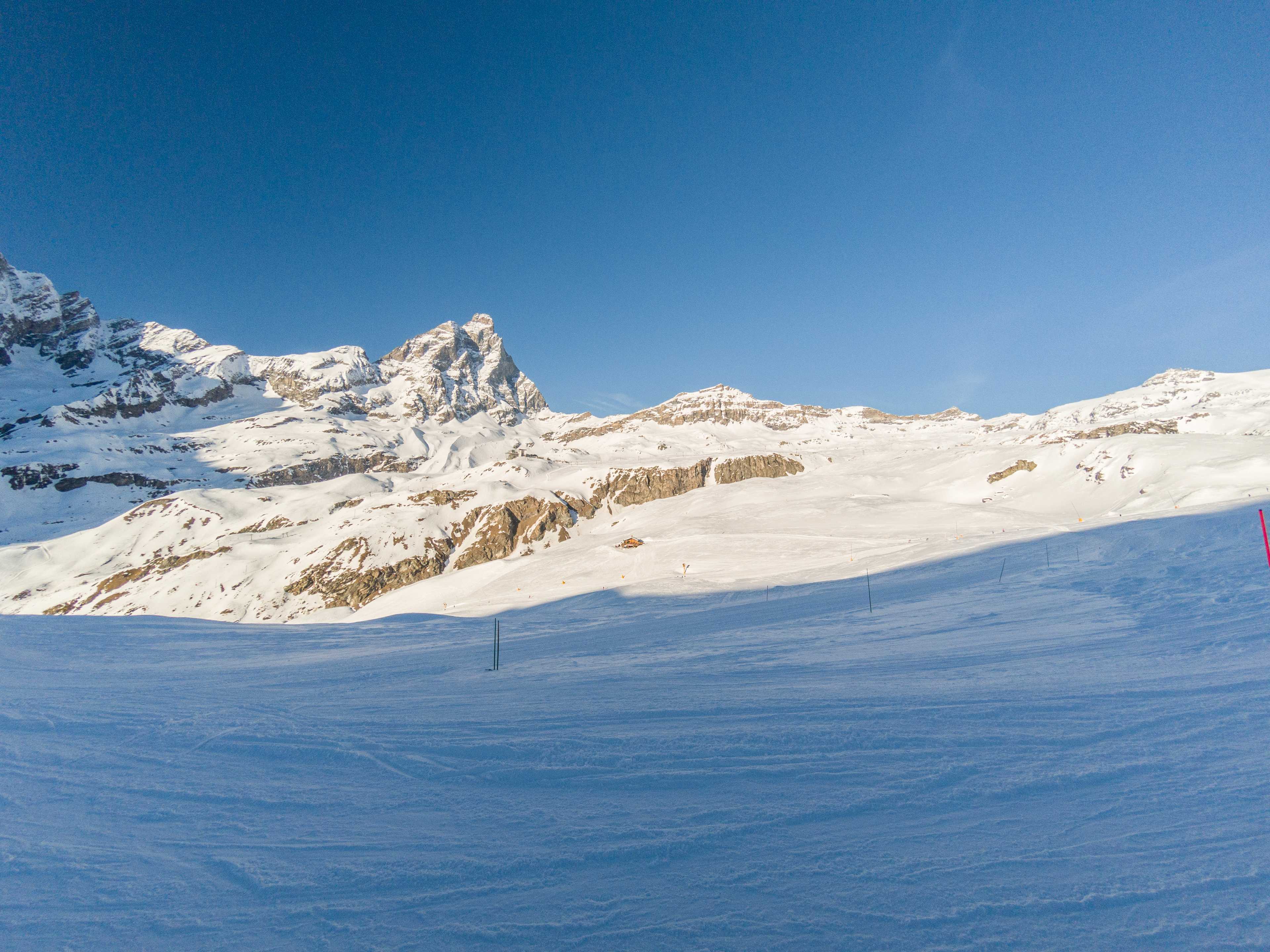The view from piste no. 7.0, Cervinia
