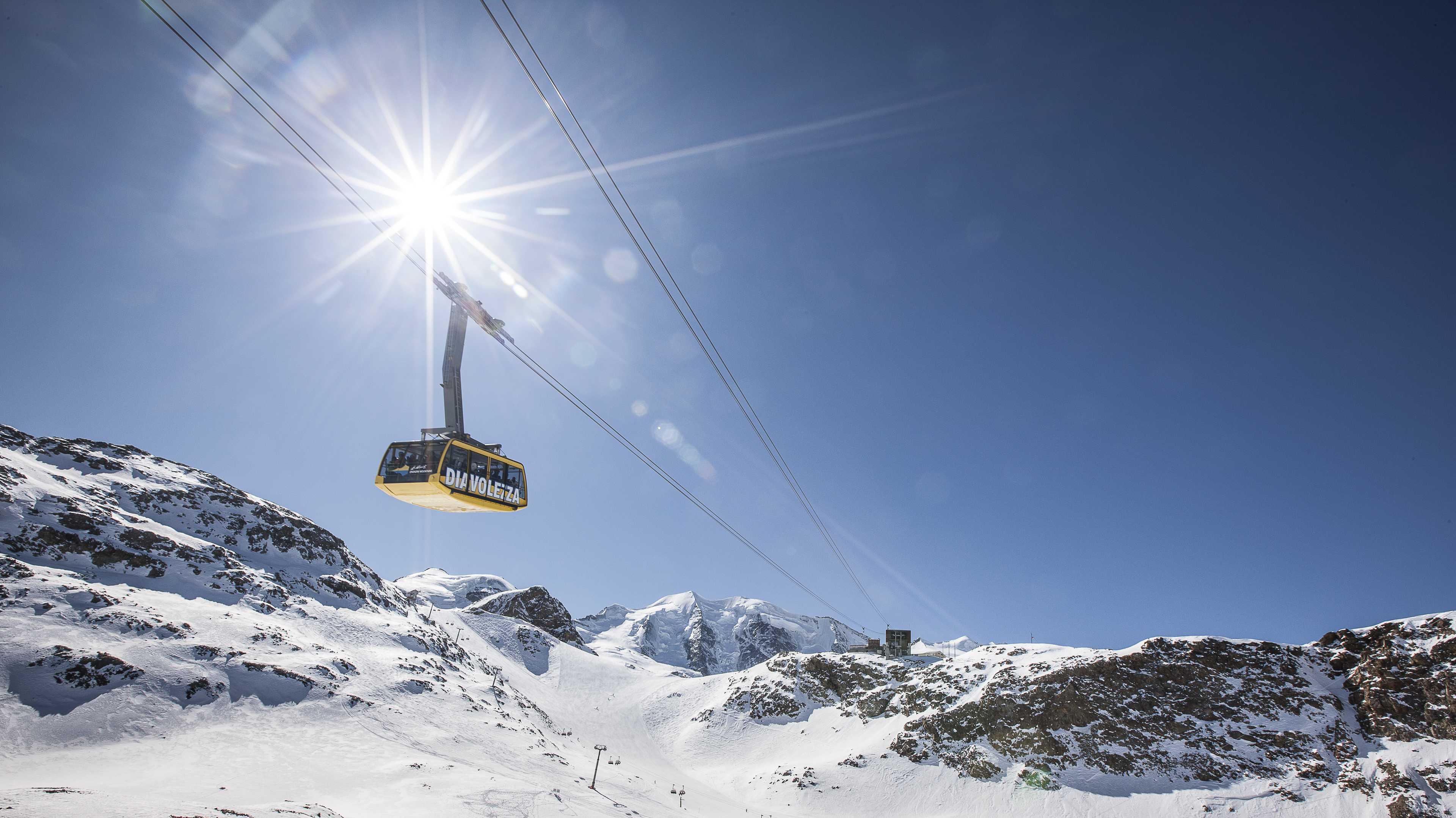 Engadin St. Moritz: Luftseilbahn Diavolezza