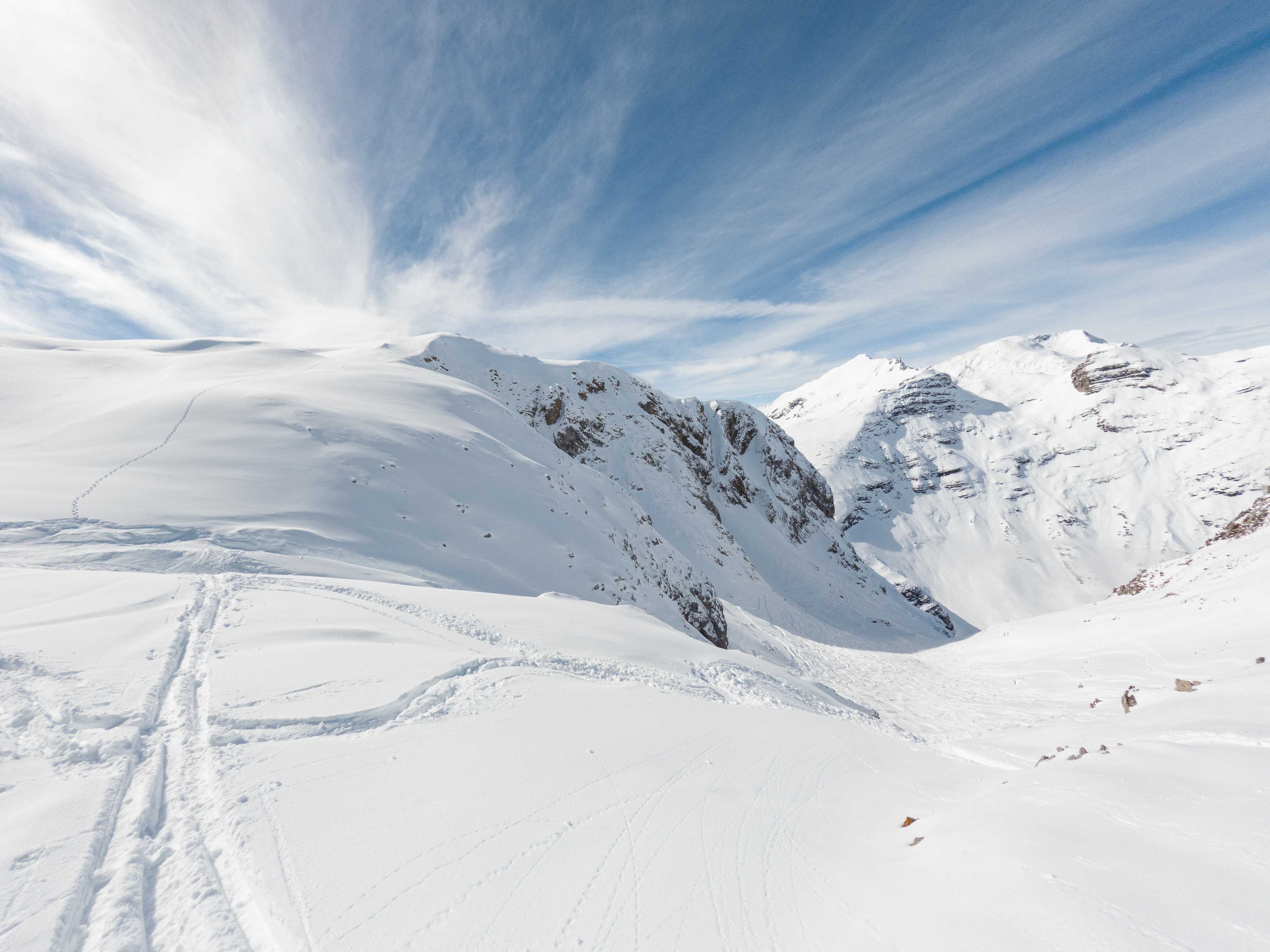 Obszary freeride z Madloch, Zürs