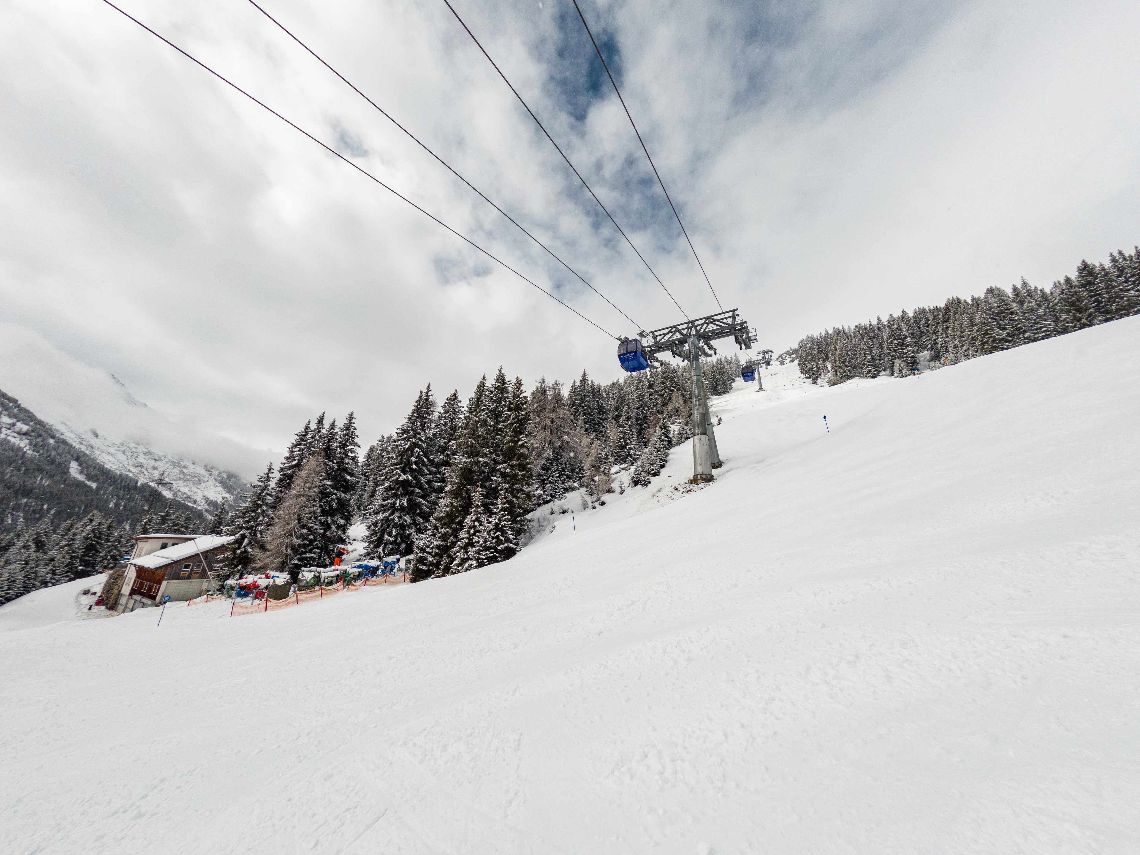 Galzigbahn nad trasą nr 50, St. Anton