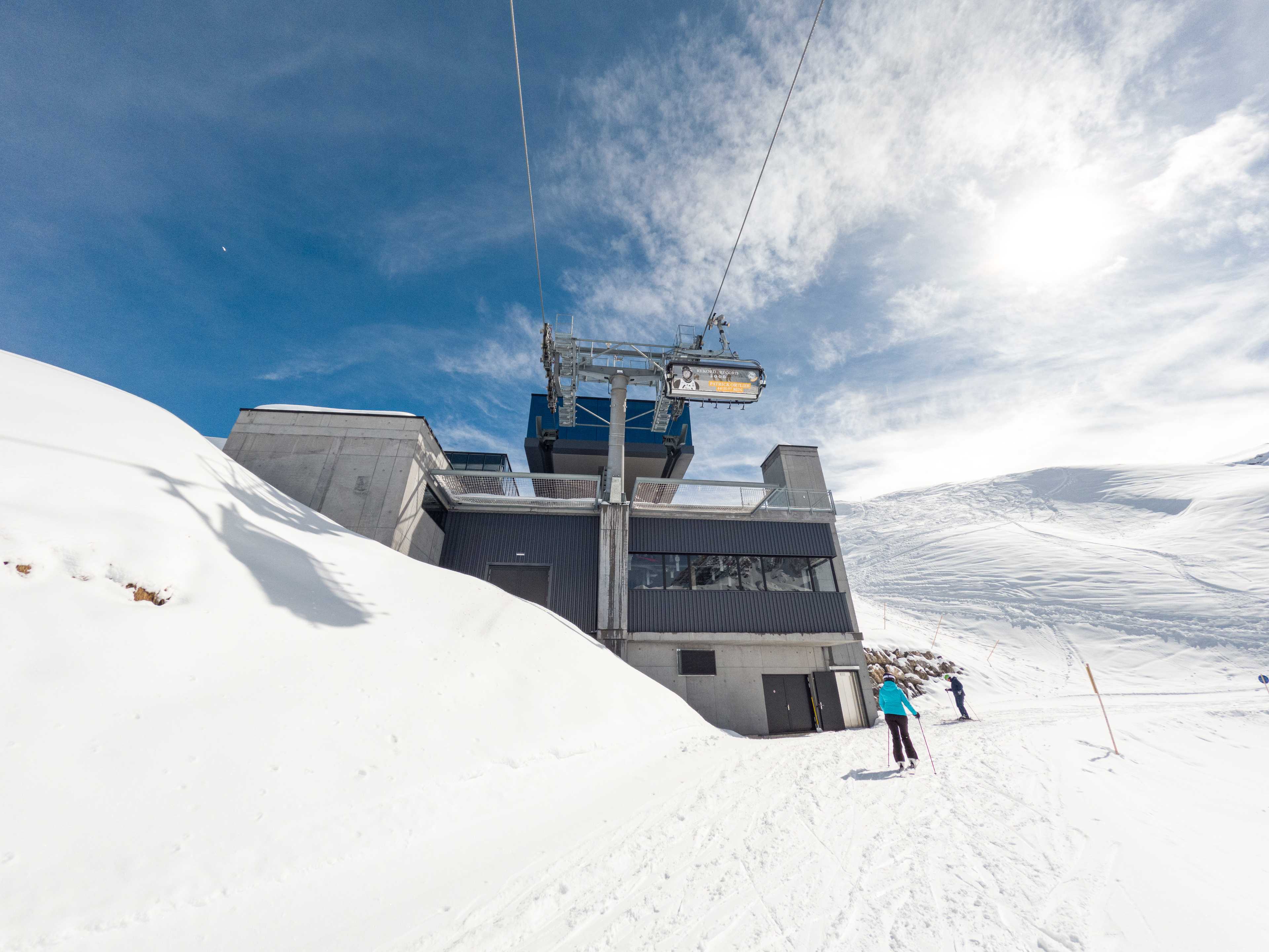 Dolna stacja Madlochbahn (2161 m n.p.m.), Zürs