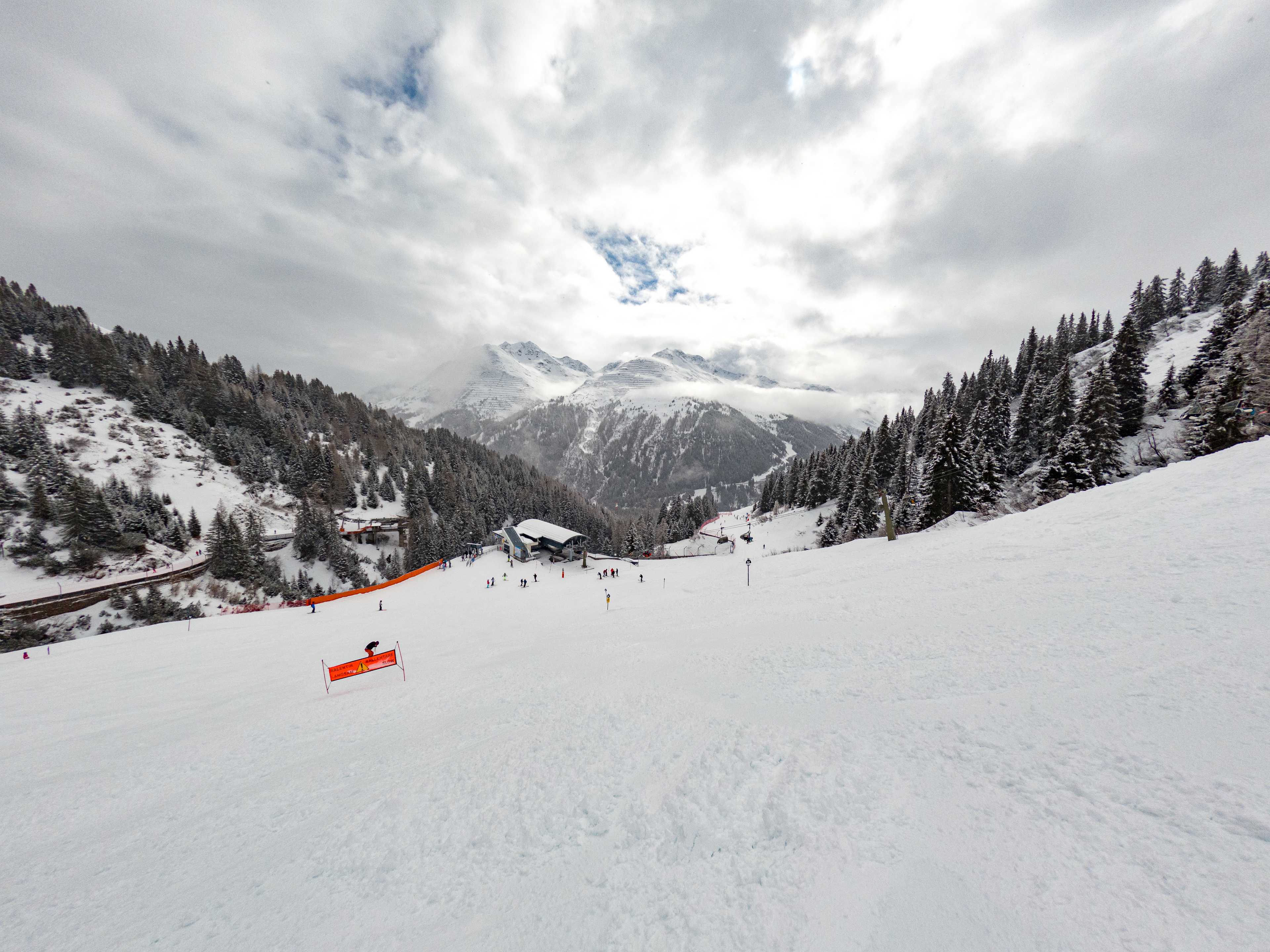Dolna stacja Tanzbödenbahn, Steissbachtal, St. Christoph / St. Anton