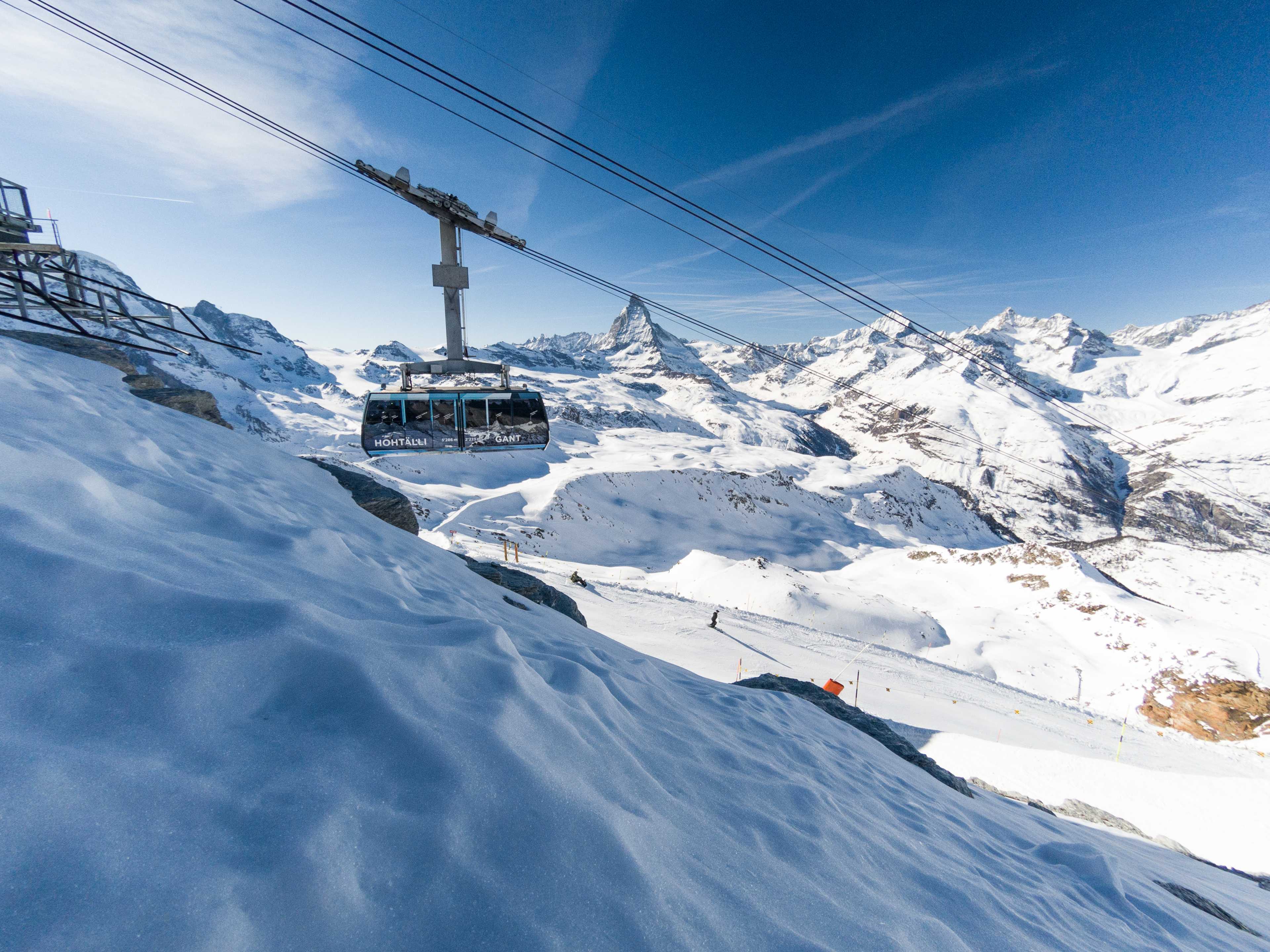 Gant-Hohtälli aerial tramway, Zermatt