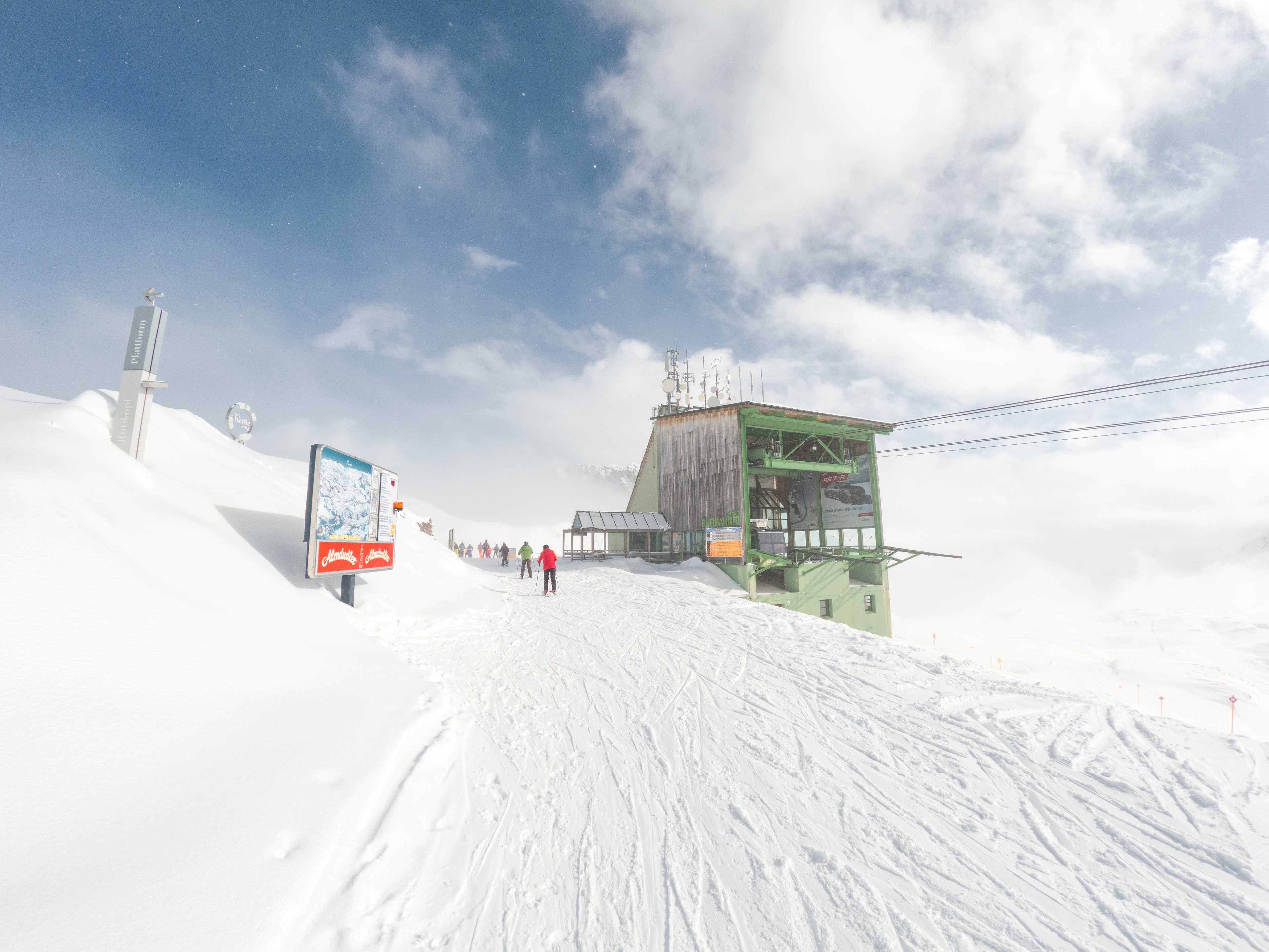 Górna stacja Rüfikopfbahn, Lech