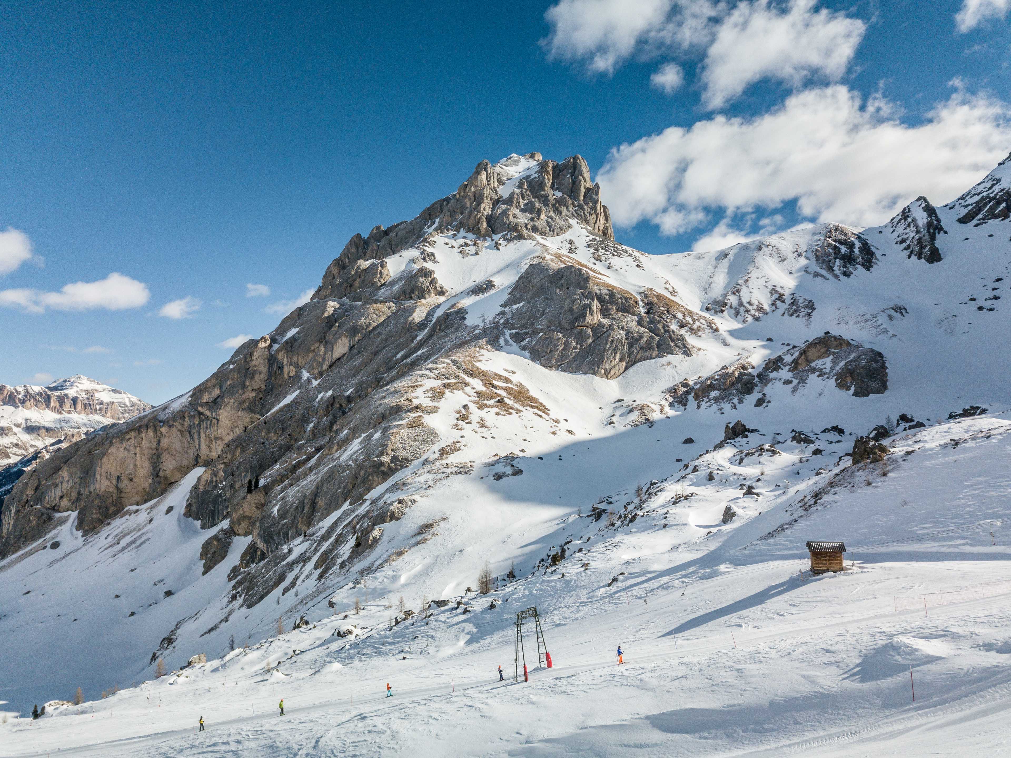 Sasso di Rocca ski lift, Ciampac, Val di Fassa