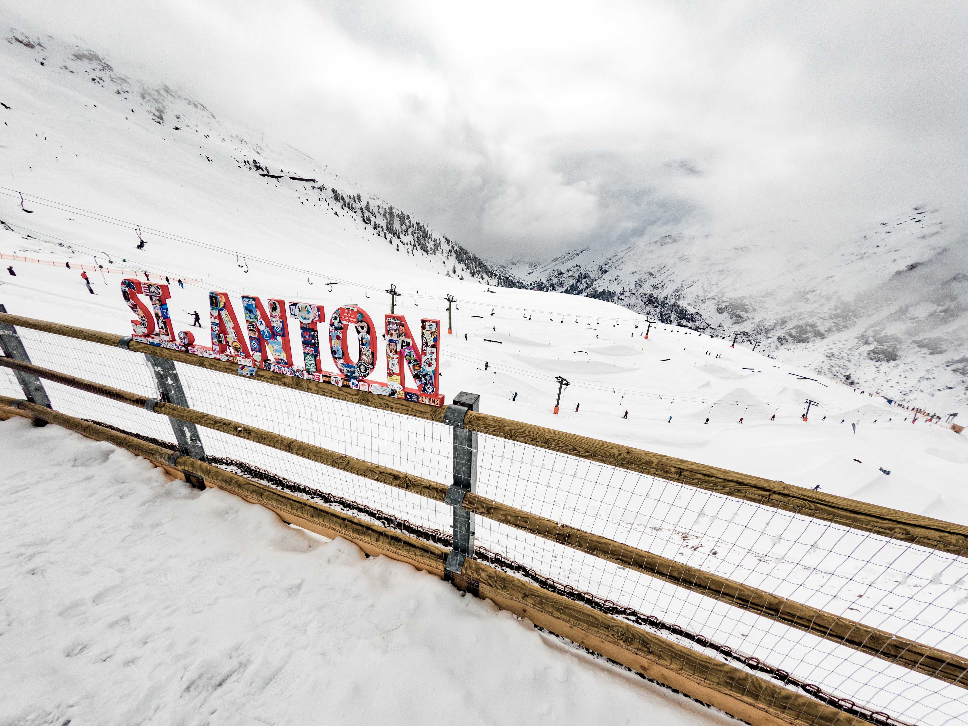 Punkt selfie St. Anton