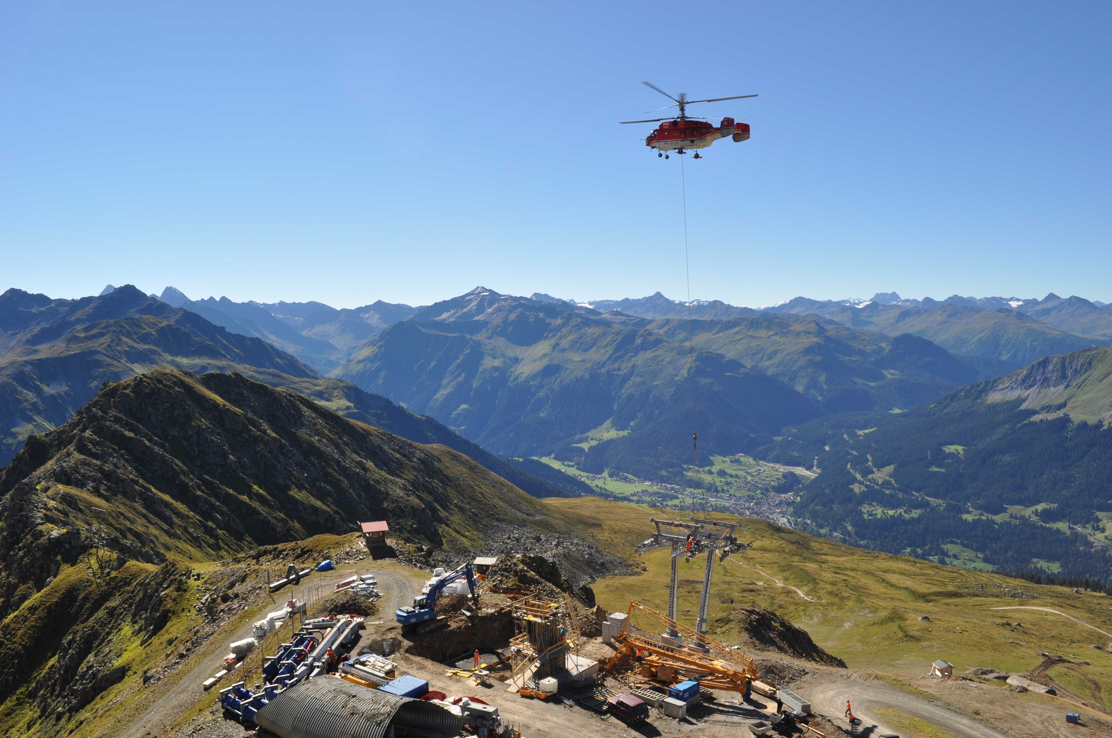 Supernowoczesny wyciąg w Klosters