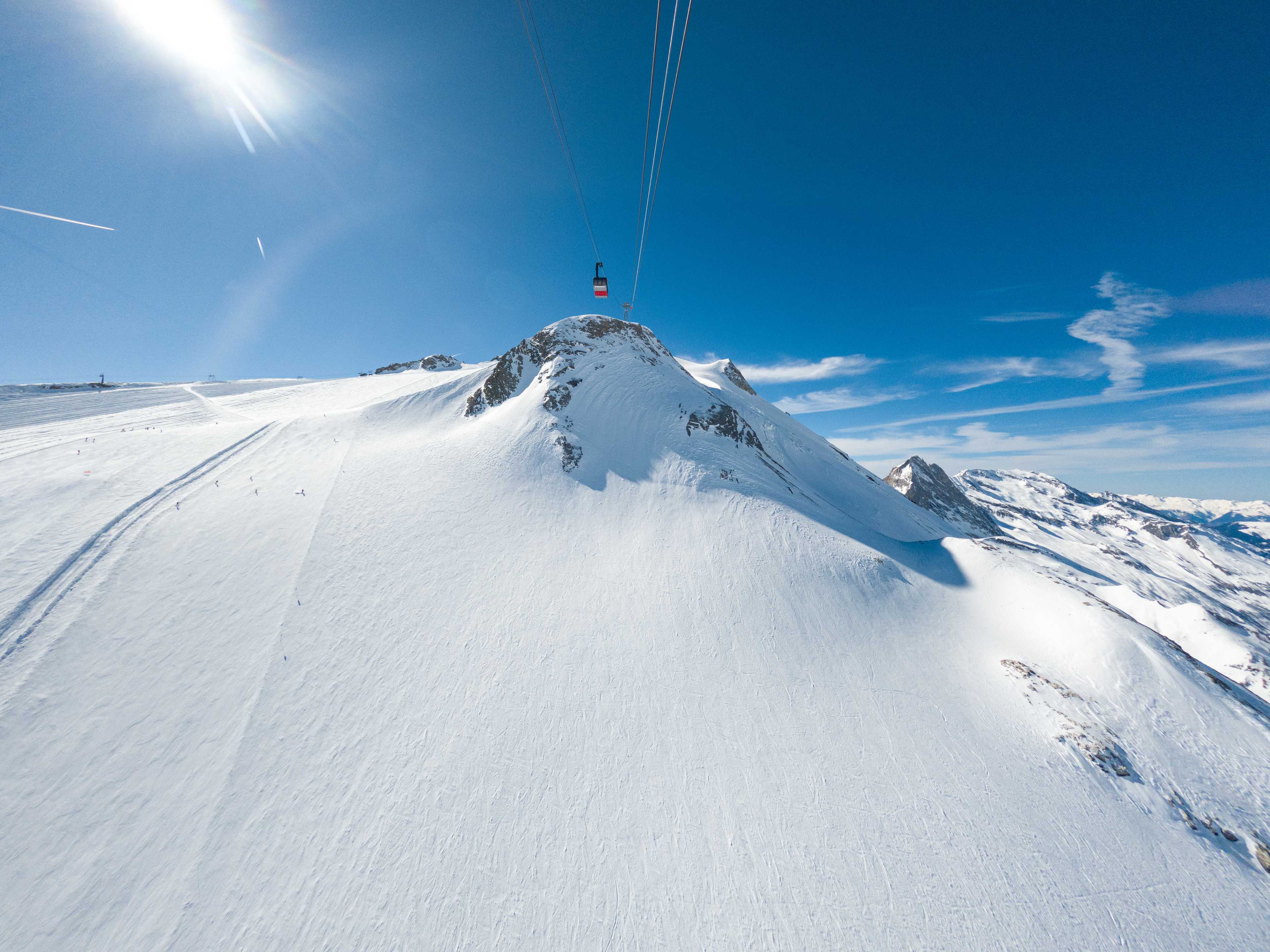 Kolej linowa Grande Motte (3456 m n.p.m.), Tignes