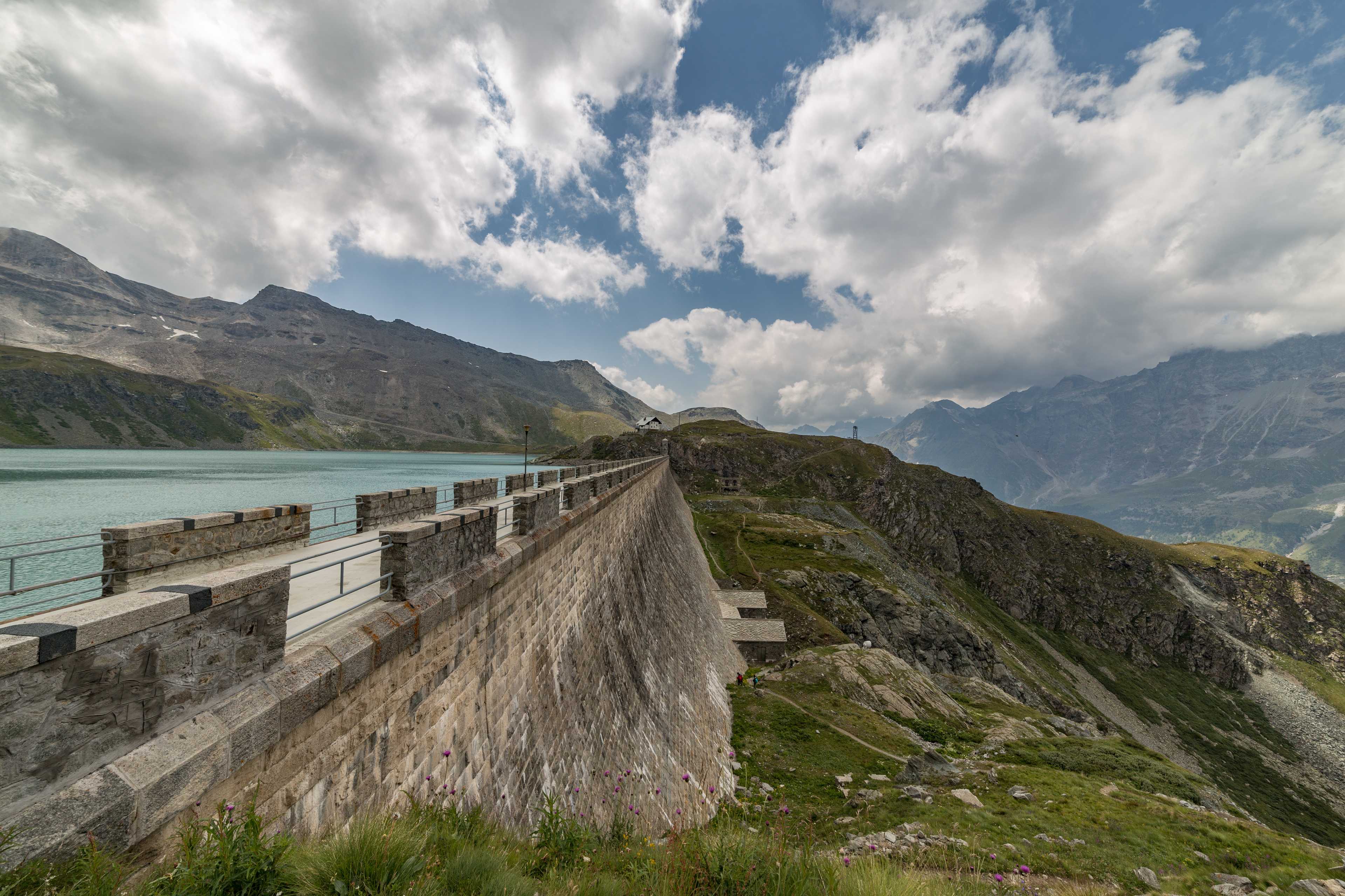 Dam at Lago Goillet, Cervinia