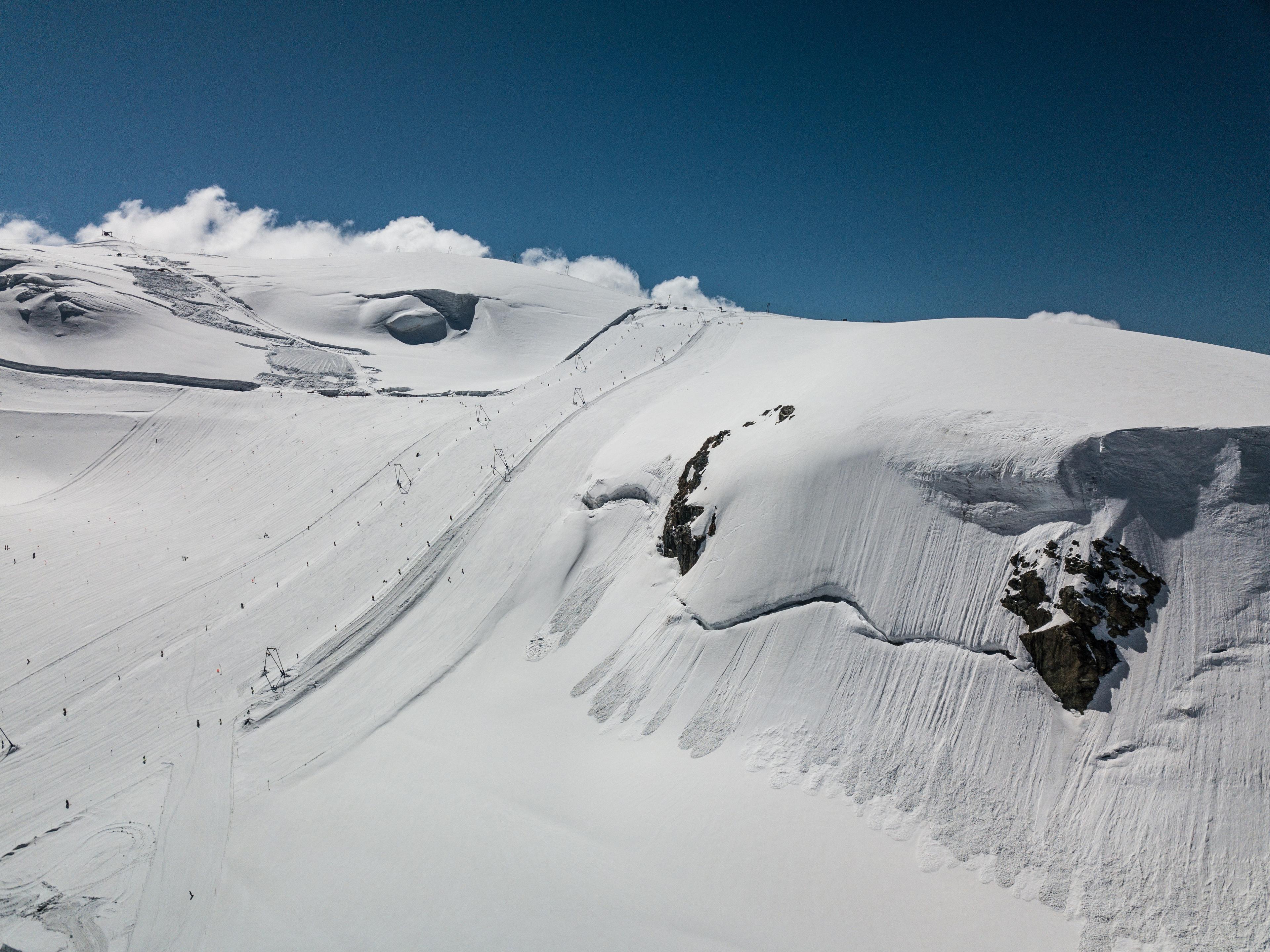 Plateau Rosa latem, Zermatt-Cervinia