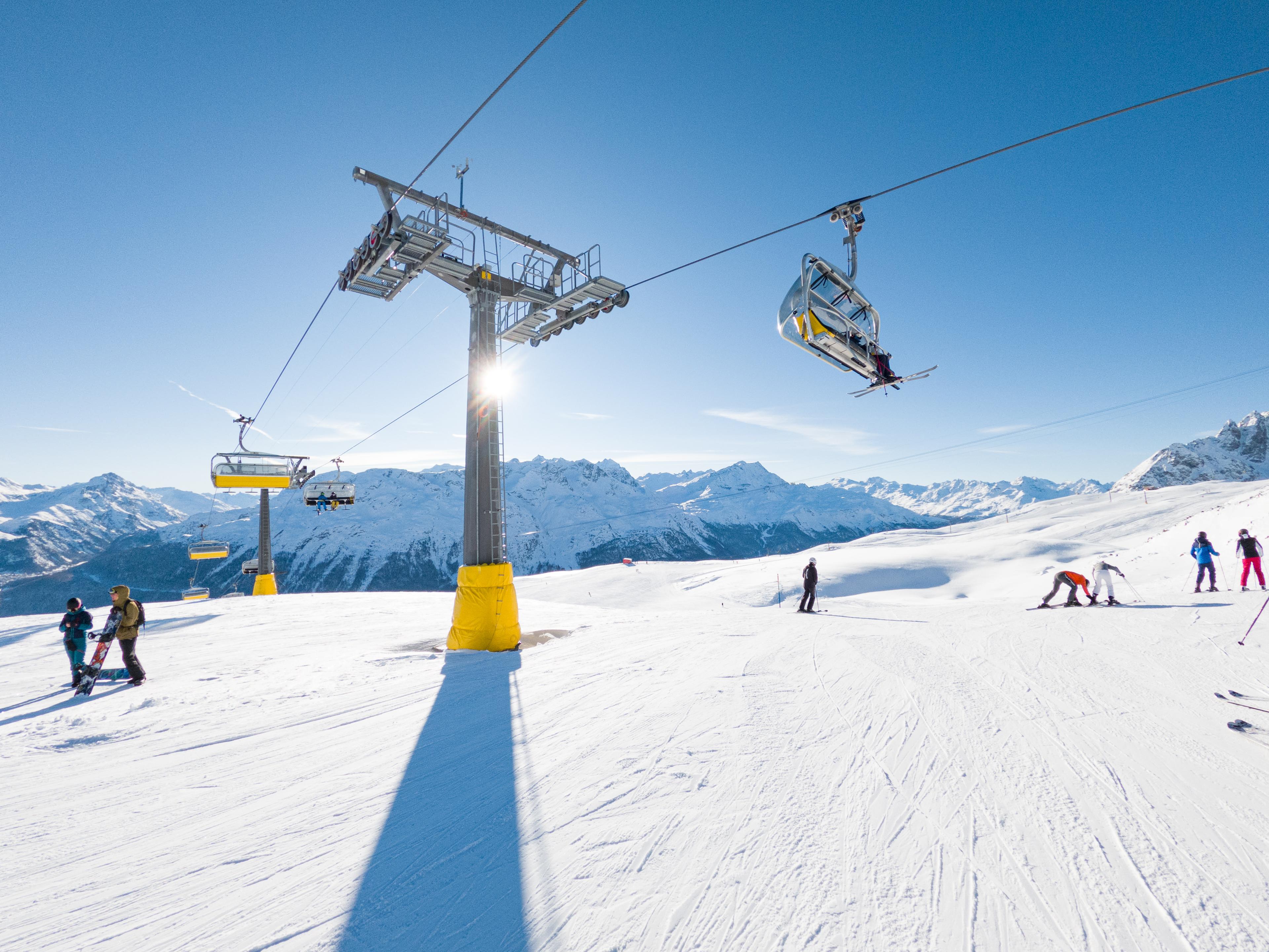 FIS chairlift, Corviglia, St. Moritz