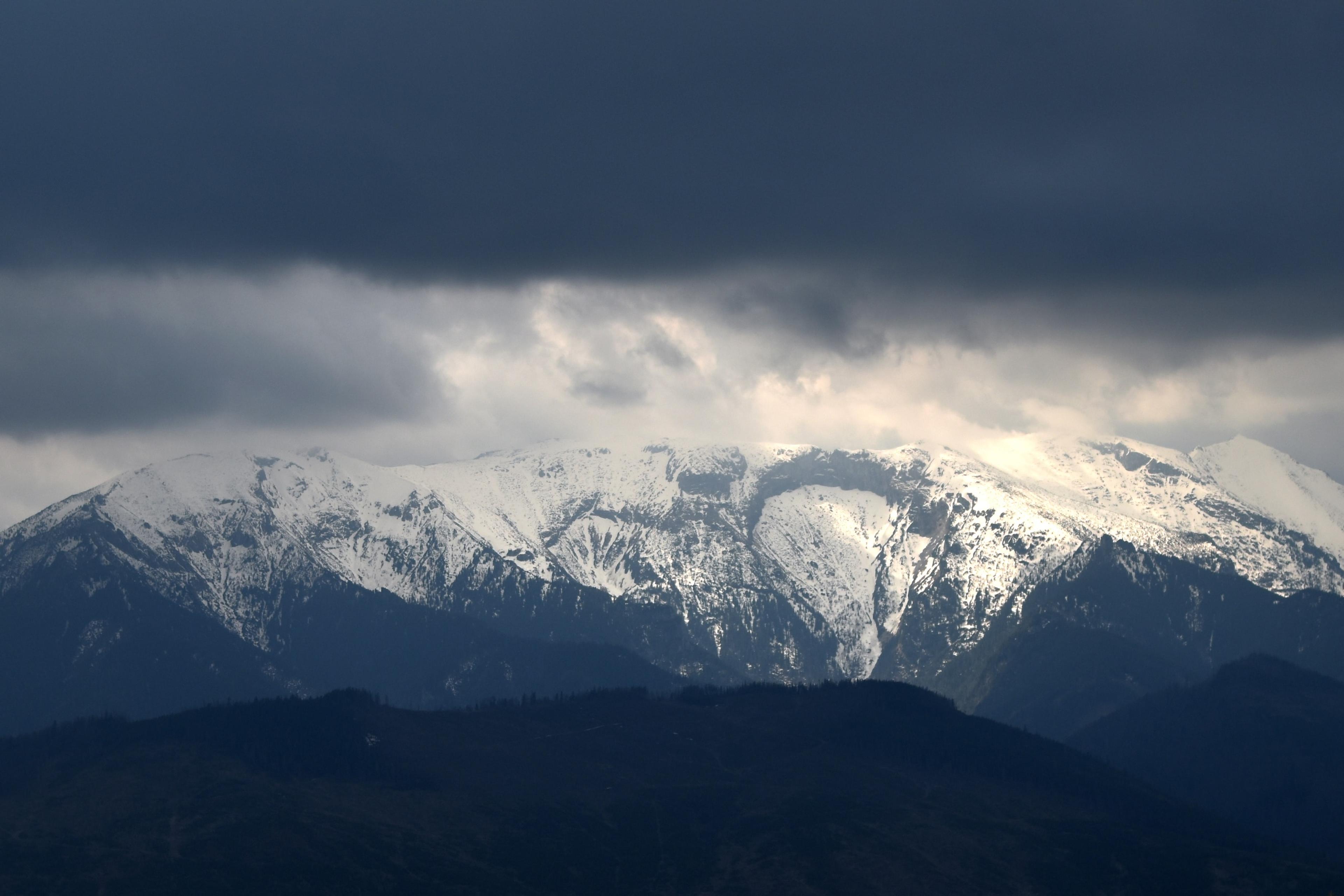 Tatra Mountains seen from Bachledova, Slovakia